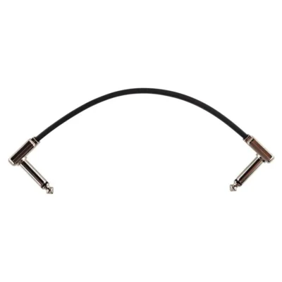 Ernie Ball 6" Single Flat Ribbon Patch Cable  Angled 1/4" TS