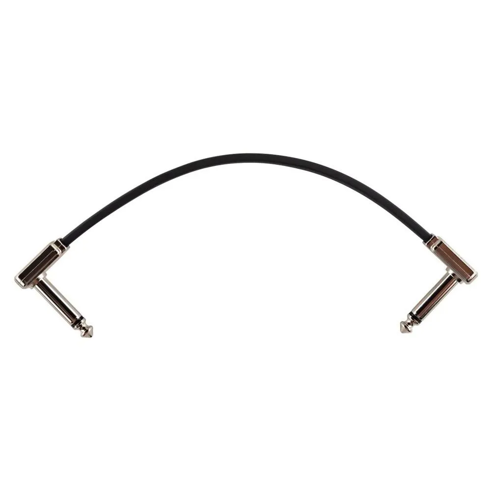 Ernie Ball 6" Single Flat Ribbon Patch Cable Angled 1/4" TS