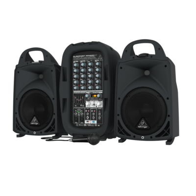 The Behringer Ultra-Compact 500-Watt 6-Channel Europort PPA500BT Compact PA