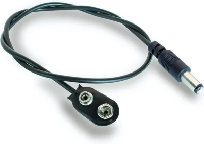 Voodoo Lab PPBAT 9V Battery Snap & 2.1mm  Straight Barrel Cable