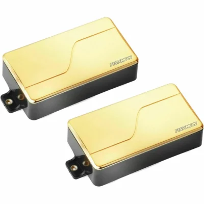 Fishman Fluence Modern Humbucker Pickup Set with Gold Cover