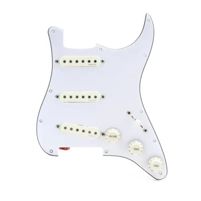 Fishman Fluence Stratocaster Loaded Pickguard - White