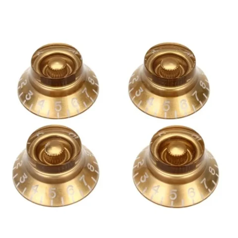 Gibson Accessories Top Hat Knobs - Gold - 4PK ( PRHK-020 )