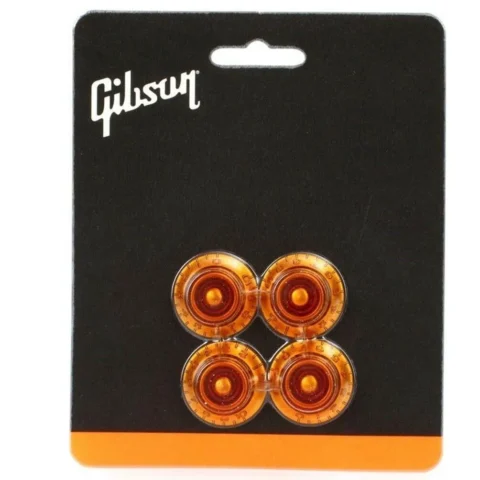 Gibson Gear PRHK-030 Top Hat knobs (4) / Vintage Amber