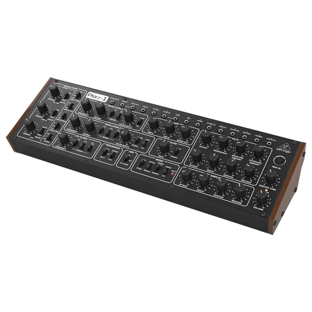 The Behringer Authentic 16-voice Poly Chain PRO Analog Synthesizer W/ Dual VCOs