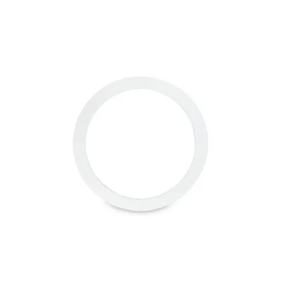 CODE 5" White Bass Drum PORT HOLE