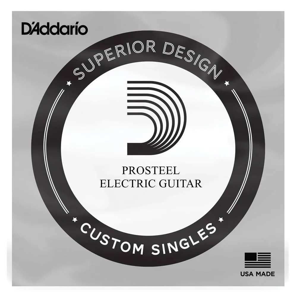 D'Addario PSG034 ProSteels Electric Guitar One Single String, .034 Wound