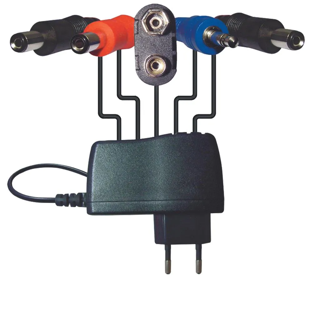 The Behringer PSU-HSB-ALL All-Country DC 9 V/1.7 A Power Adapter Power The World