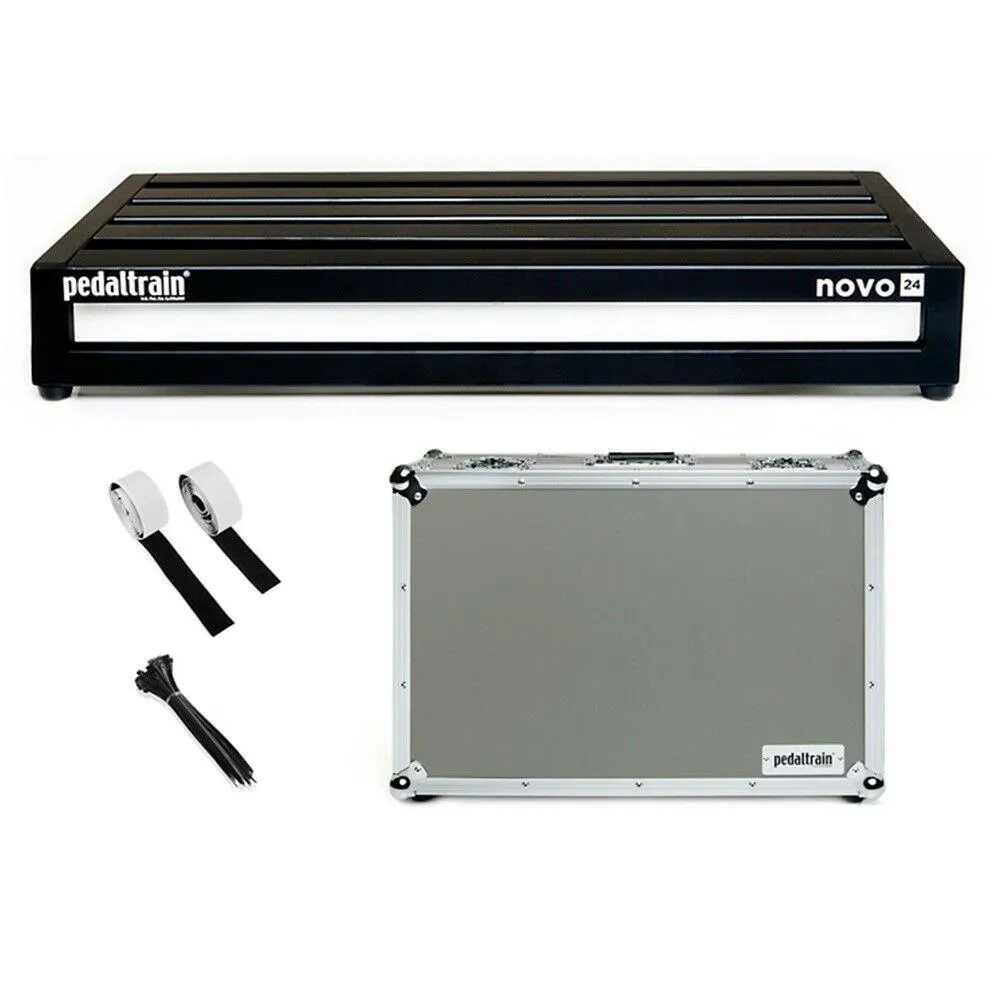Pedaltrain Novo 24 Pedalboard For Guitar Effects Pedals with Tour Case
