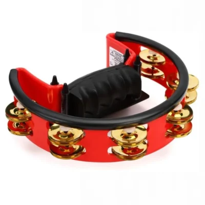 Pearl PTM-50BHR Ultra Grip Adjustable Volume Ergonomic Brass Tambourine