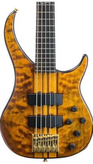 Peavey Cirrus 5 Active 5-String Electric Bass  with Hard Case - Tiger Eye