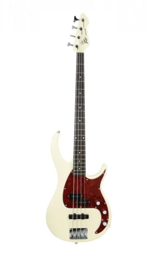 Peavey Milestone Series 4 String Electric Bass Guitar - IVORY