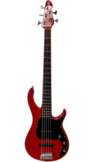 Peavey Milestone Series 5-String Bass Guitar in Red