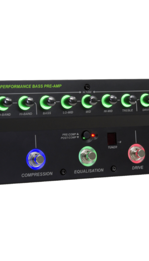 Trace Elliot Transit B Bass Preamp effects Pedal 5-band Semi-parametric EQ