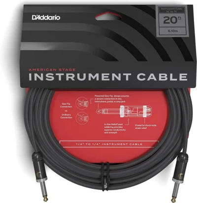 Planet Waves American Stage Instrument Cable - 20ft Straight to Straight