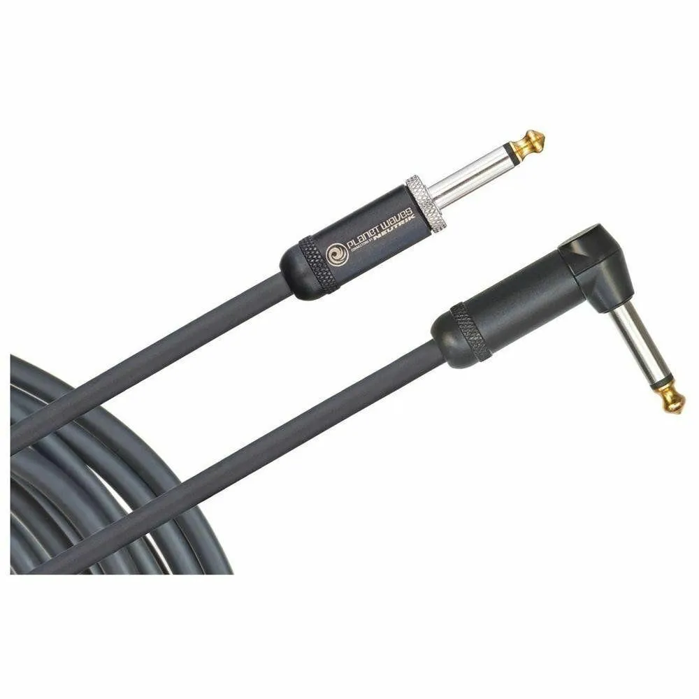 Planet Waves American Stage Instrument Cable - 10ft , Straight to Right Angle