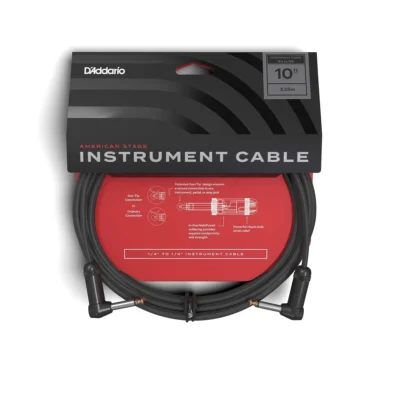 Planet Waves American Stage Instrument Cable 10 ft , Dual Right Angle