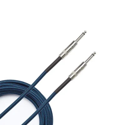 D'Addario Braided Instrument Cable, 10' - Blue