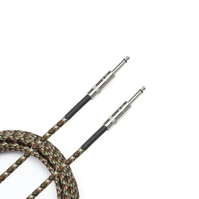 D'Addario Braided Instrument Cable, 10' - Camouflage