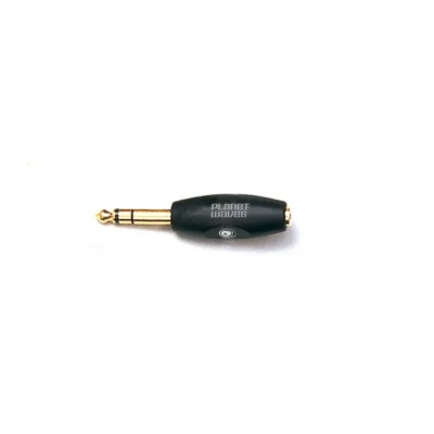 D'Addario 1/8 Inch Female Stereo to 1/4 Inch Male Stereo Adaptor