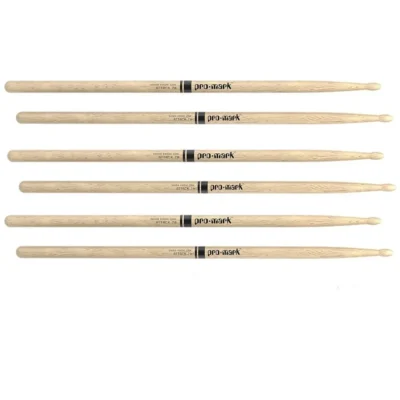 3 x Promark PW7AW Japanese Shira Kashi White Oak 7A Wood 3  Pairs