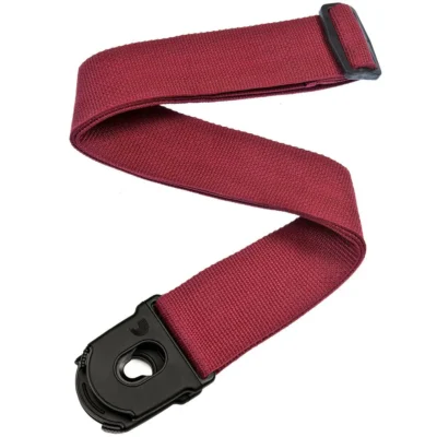 Planet Waves Planet Lock Locking Nylon Guitar Strap Red PWSPL-201 Planet Waves