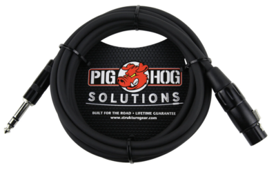 Pig Hog 20ft TRS (M) - XLR (F) Balanced Cable