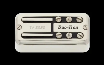 TV Jones Paul Yandell Duo-Tron Bridge Pickup  Universal Mount - Nickel
