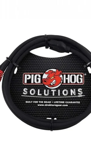 Pig Hog Solutions | TRS(M) - Dual 1/4" | 3ft Insert Cable | PYIC03