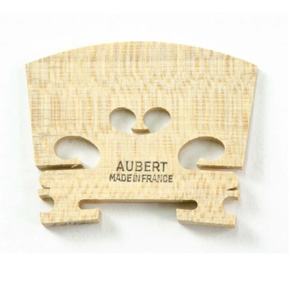 Aubert 1/4 Violin Bridge Blank No 5 Low Heart Maple Made in France
