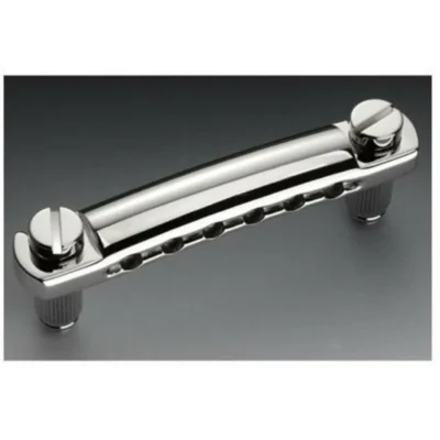 SCHALLER Guitar Stop Tailpiece  Nickel  49060 - 12050100 Made in Germany