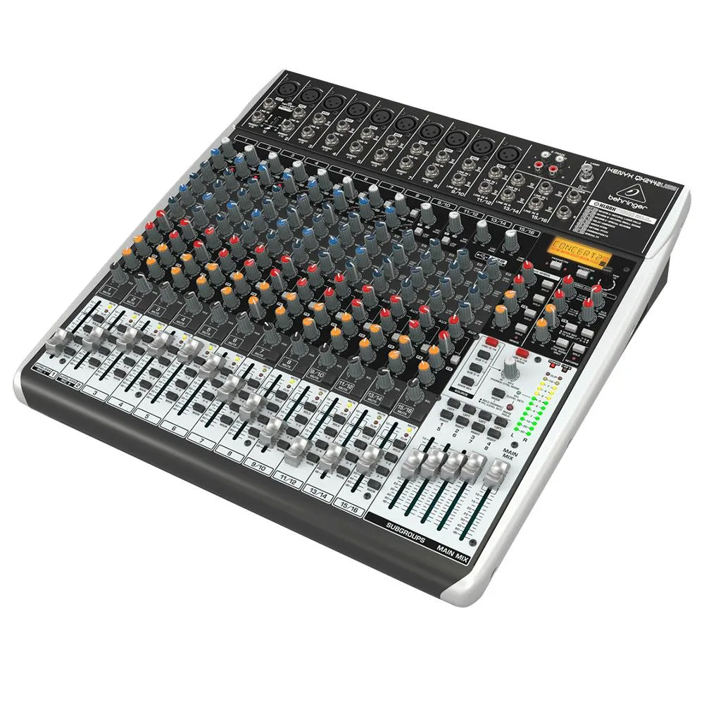 Behringer Xenyx QX2442USB Mixer with USB and Effects Open Box