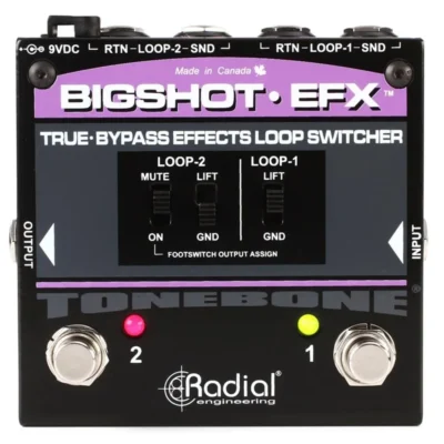 Radial BigShot EFX Effects Loop Switcher Guitar effects Pedal