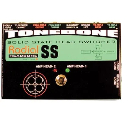 Radial HEADBONE SS - Amp Head switcher for two solid state amps Ex Demo