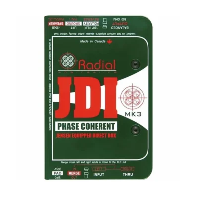 Radial JDI - Jensen Equipped 1-channel Passive Instrument Direct Box