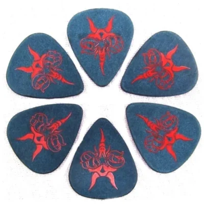 6 Picks Dunlop Tortex Dirtbag Guitar Picks Plectrums RAM , 0.50 mm