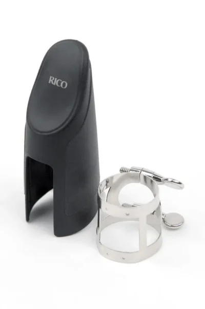 Rico Ligature & Cap, Alto Saxophone, Nickel