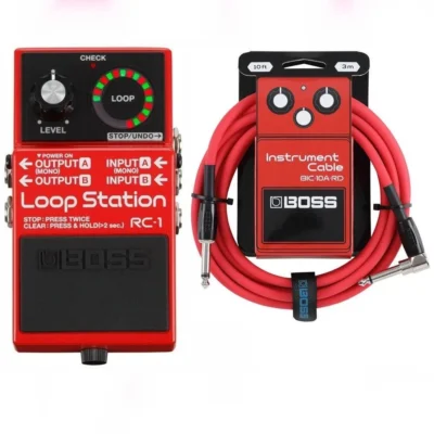 Boss RC-1 Loop Station Looper Guitar Effects Pedal with Instrument Cable