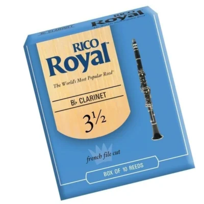 Rico Royal Bb Clarinet Reeds Strength 3 1/2  3.5 - 10 Reed Pack Made in USA