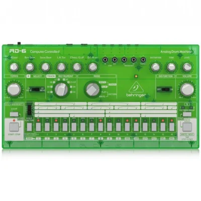 Behringer RD-6-LM Analog Drum Machine - Green Translucent
