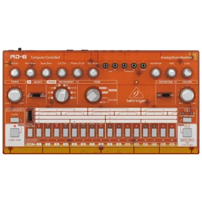 The Behringer RD6 TG Classic Analog Drum Machine With 8 Drum Sounds