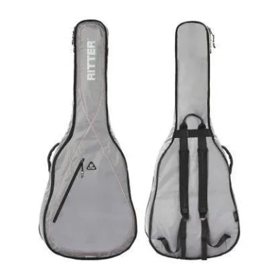 Ritter RGP2-DRSW Silver / red White dreadnought Guitar Gig Bag