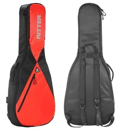 Ritter RGP5-DBRR  Black Red Dreadnought Guitar Gig Bag