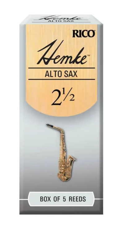 Frederick L. Hemke Alto Saxophone Reeds, Strength 2.5, 5 Pack