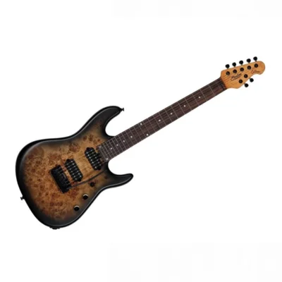 Sterling by Music Man Richardson Cutlass 7-String Electric Guitar  Natural Poplar Burl Burst