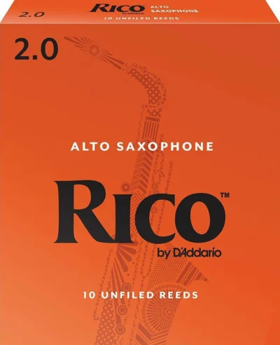 D'daddario Rico Alto Saxophone Reeds , Strength 2 , RJA1020