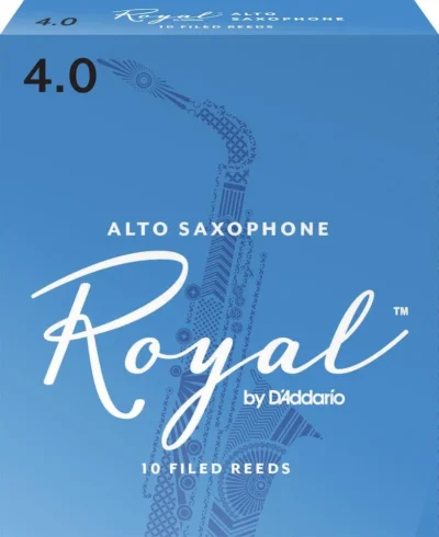 Royal by D'Addario Alto Sax Reeds, Strength 4, 10-pack