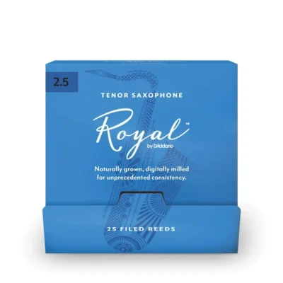 Royal by D'Addario Tenor Saxophone Reeds, #2.5, 25-Count Single Reeds