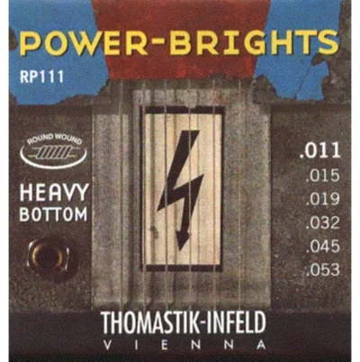 Thomastik-Infeld Power-Brights RP111 Electric Guitar Strings 11-53 Heavy Bottom