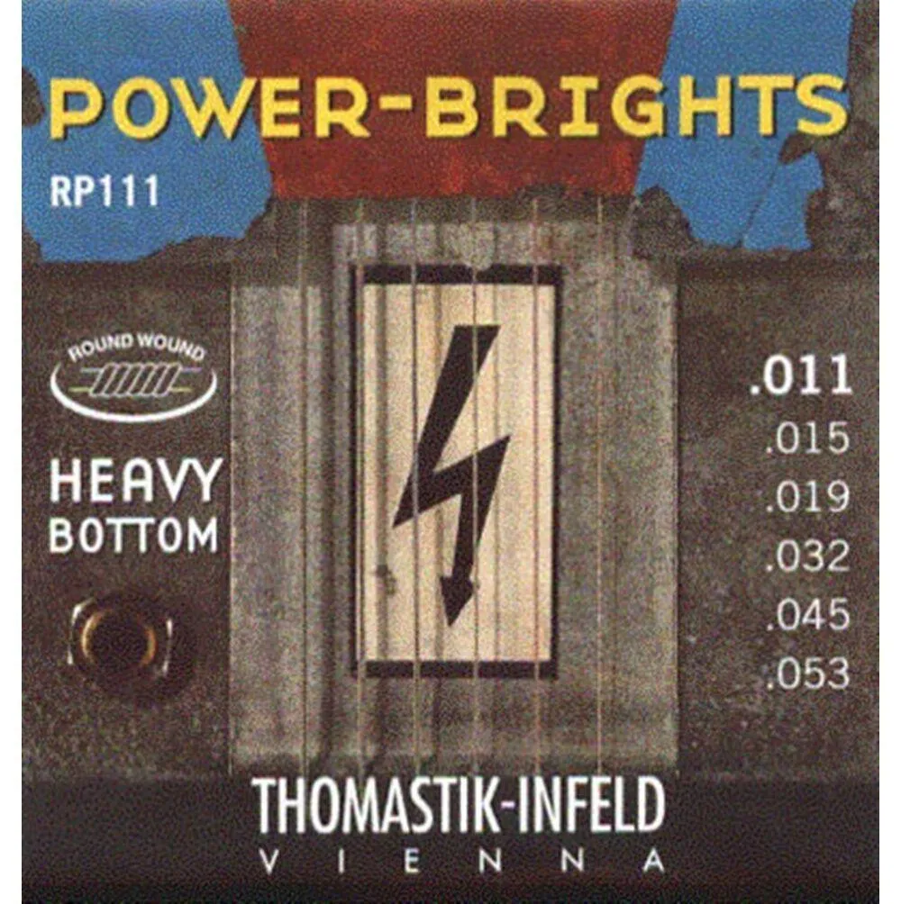 Thomastik-Infeld Power-Brights RP111 Electric Guitar Strings 11-53 Heavy Bottom